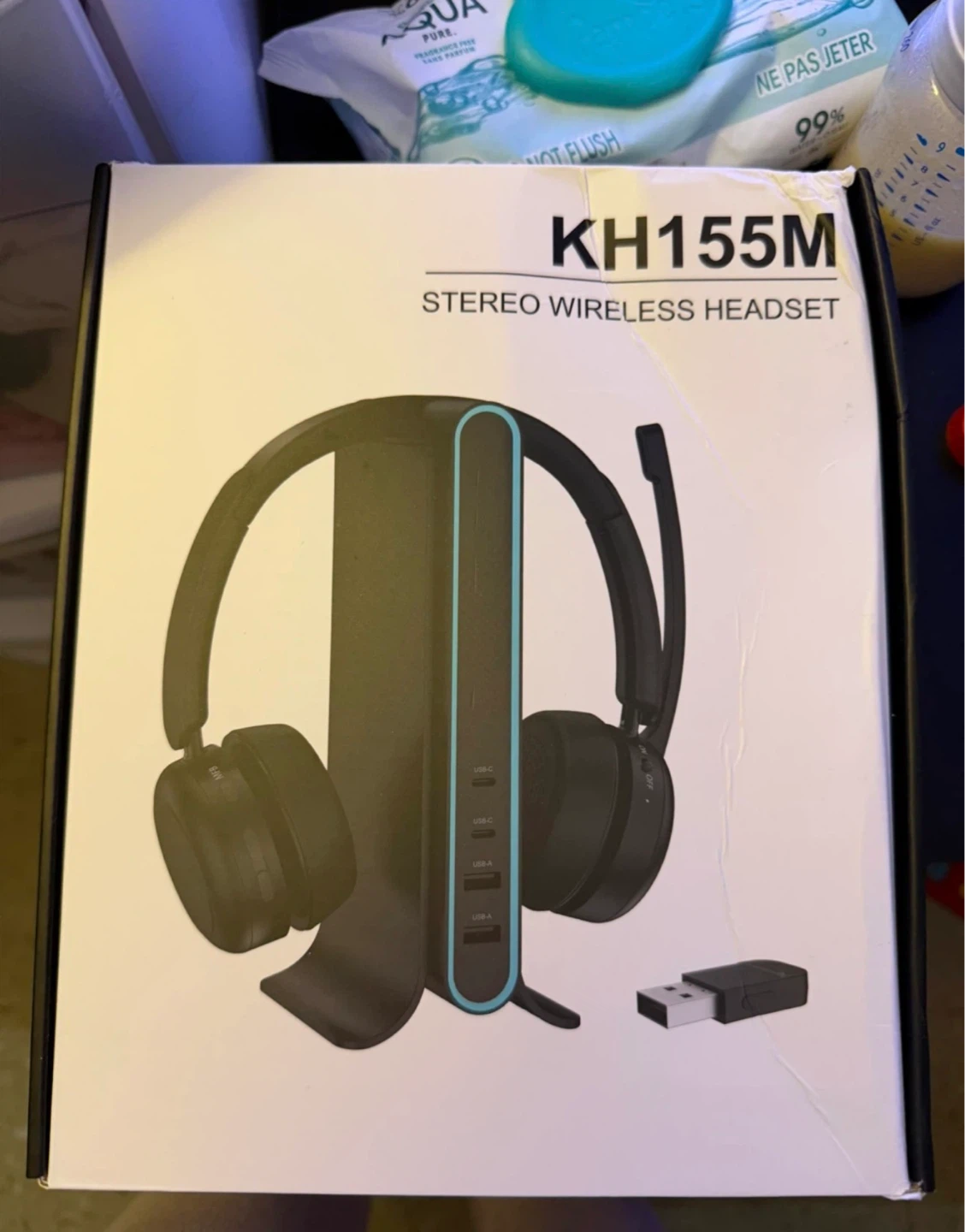 KH155M Stereo Wireless Headset with Charging Stand - photo 3