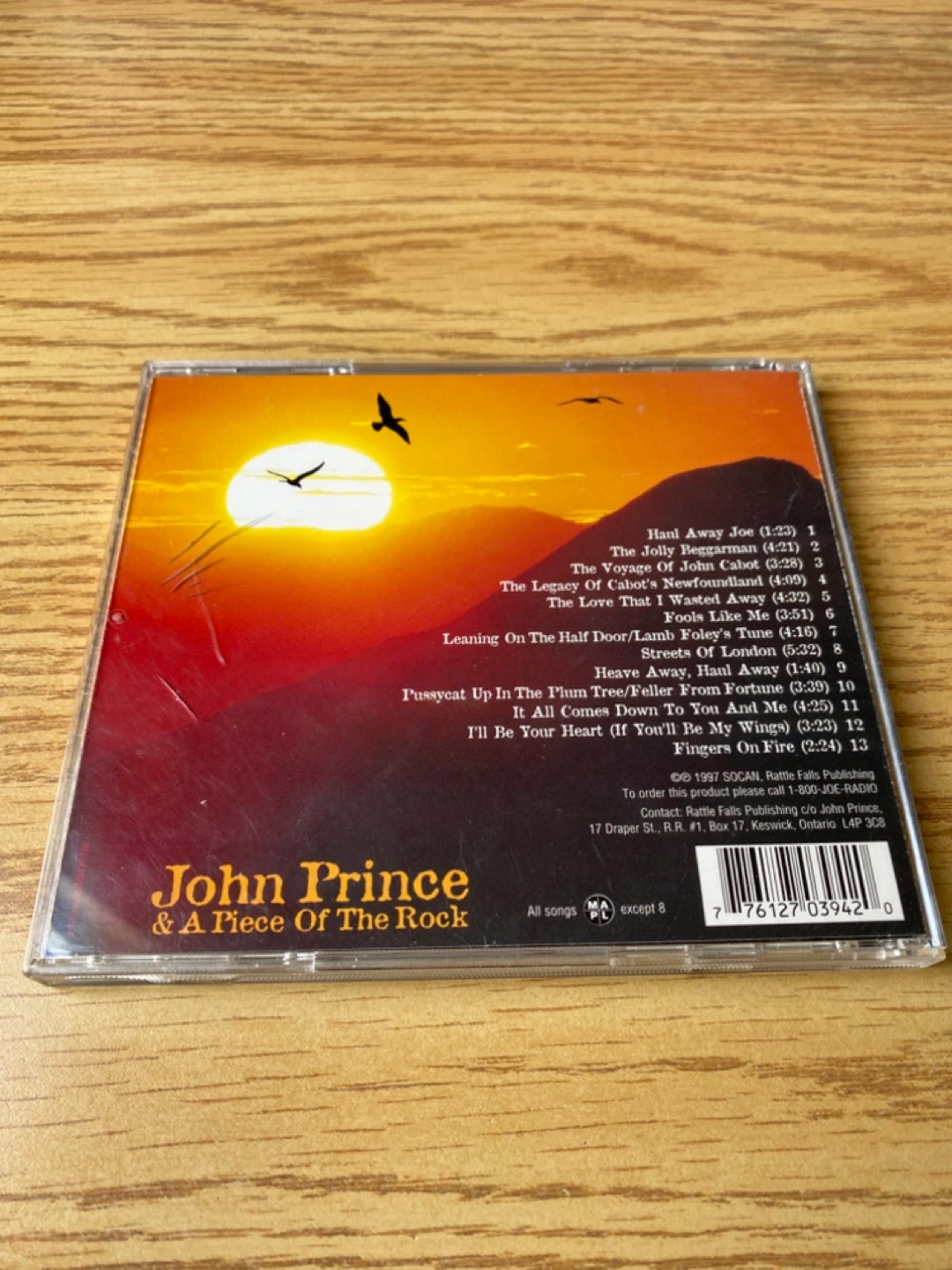 John Prince & A Piece Of The Rock - From Bristol To Bonavista CD - photo 2