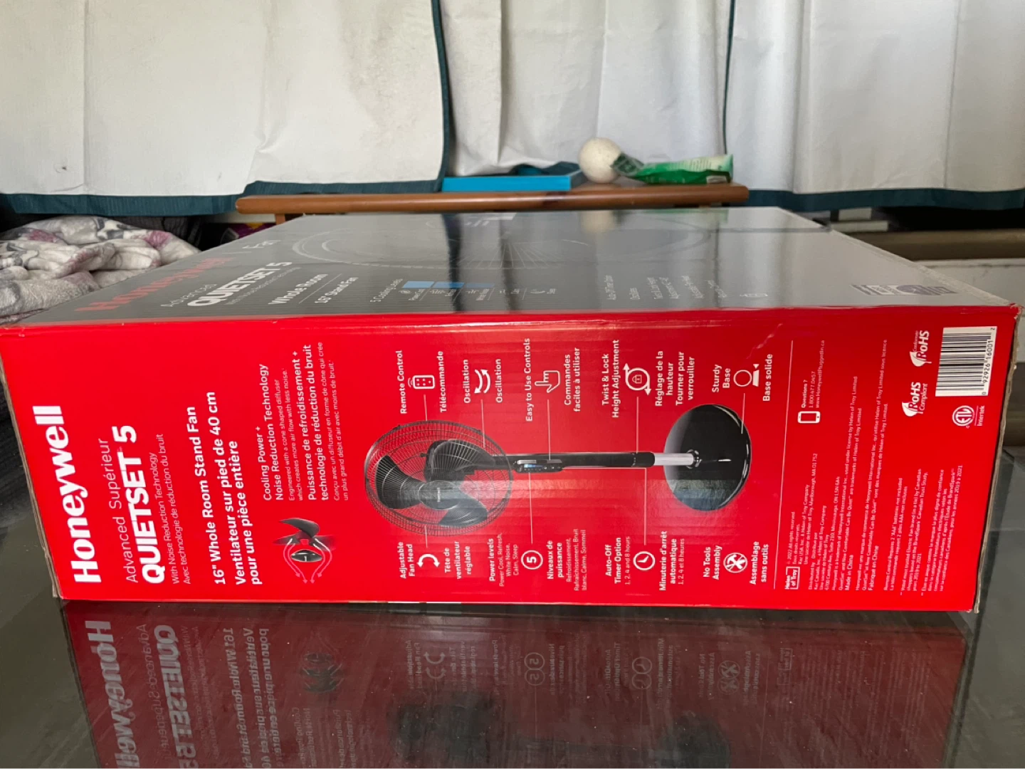 Honeywell QuietSet 5 16" Stand Fan - photo 2