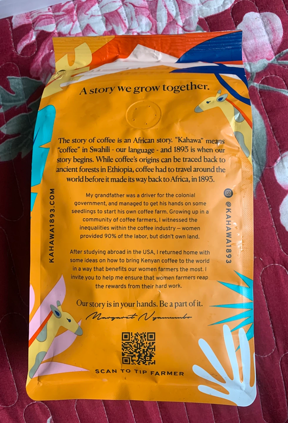 ⚽ Kahawa 1893 Safari Blend Whole Bean Coffee - photo 2