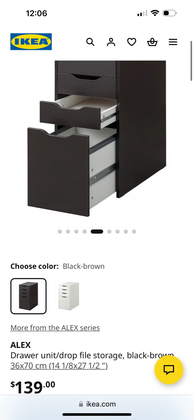 IKEA ALEX Drawer Unit - photo 3