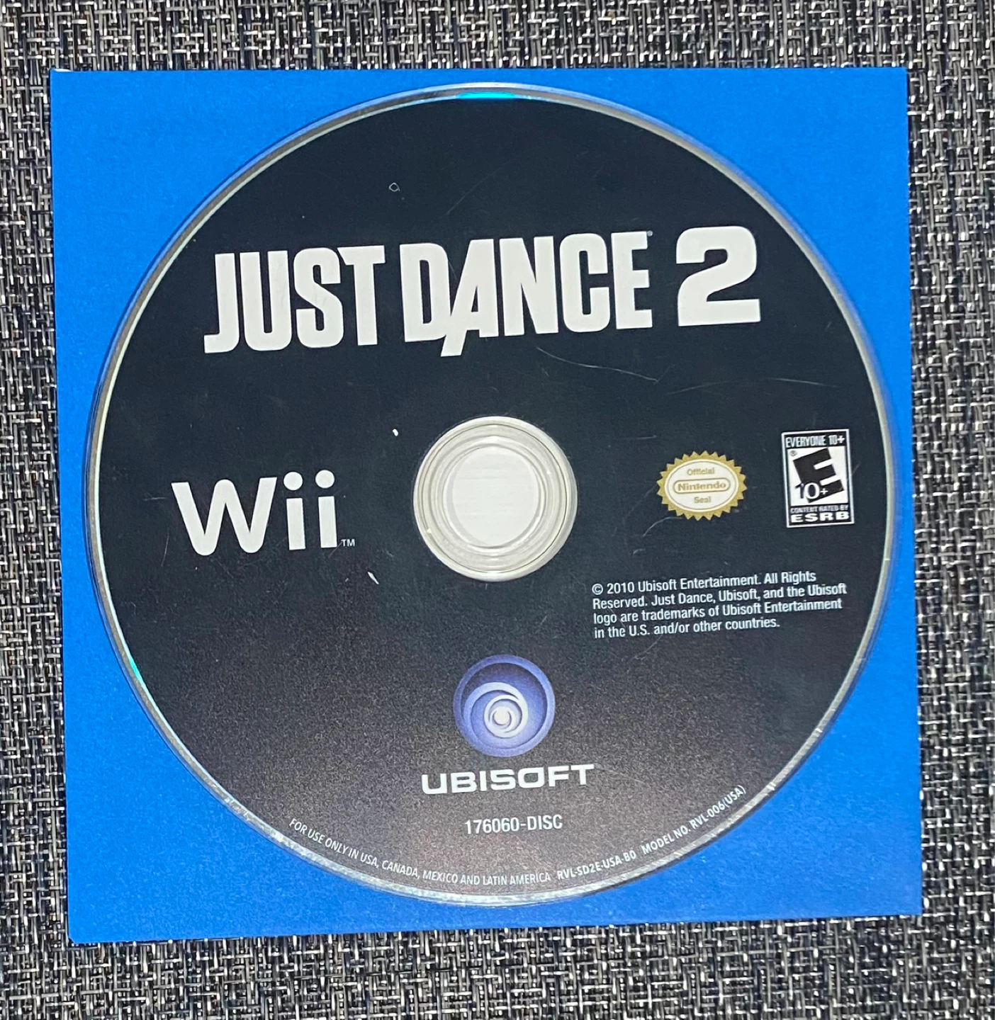 Just Dance 2 Wii Video Game Disc