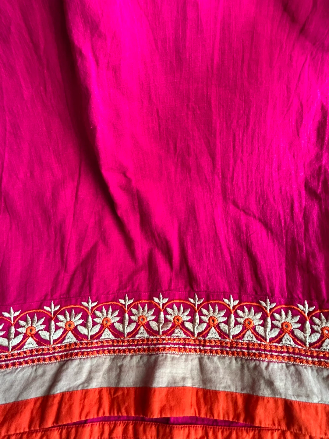 Small - Embroidered Long Kurti Tops - photo 3