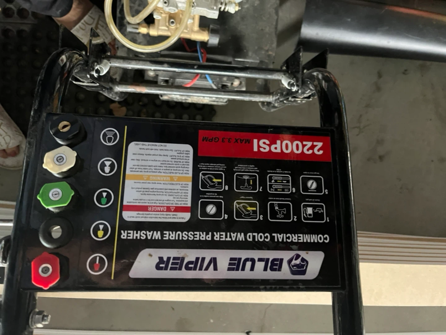 Blue Viper Commercial Cold Water Pressure Washer 2200 PSI - photo 2