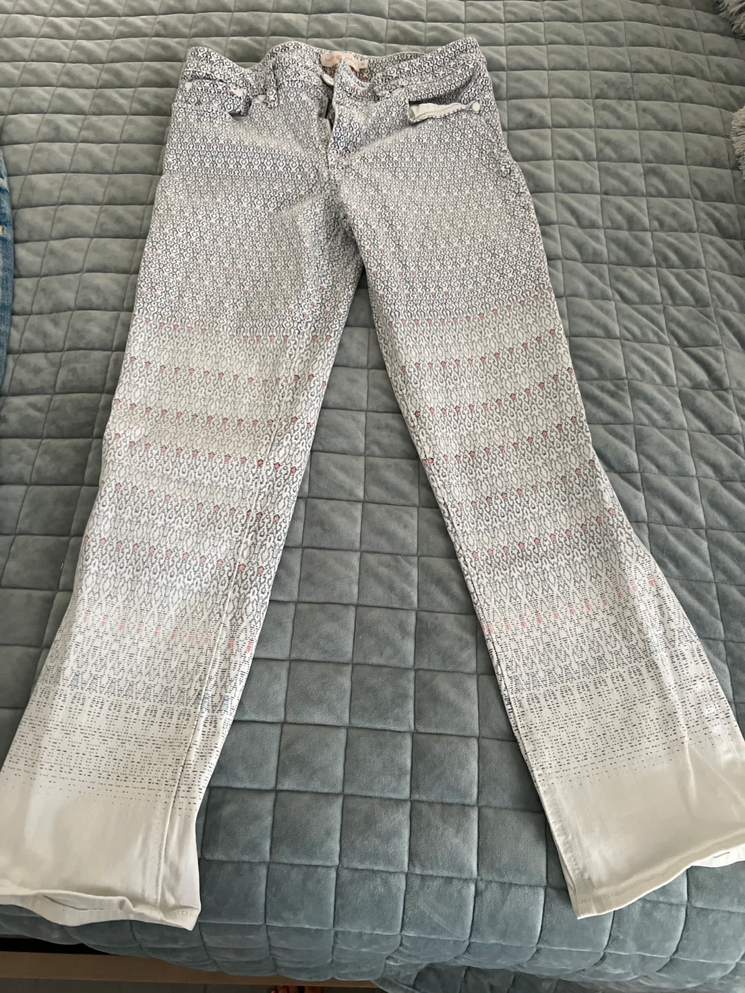 Ladies Tory Burch printed denim pants