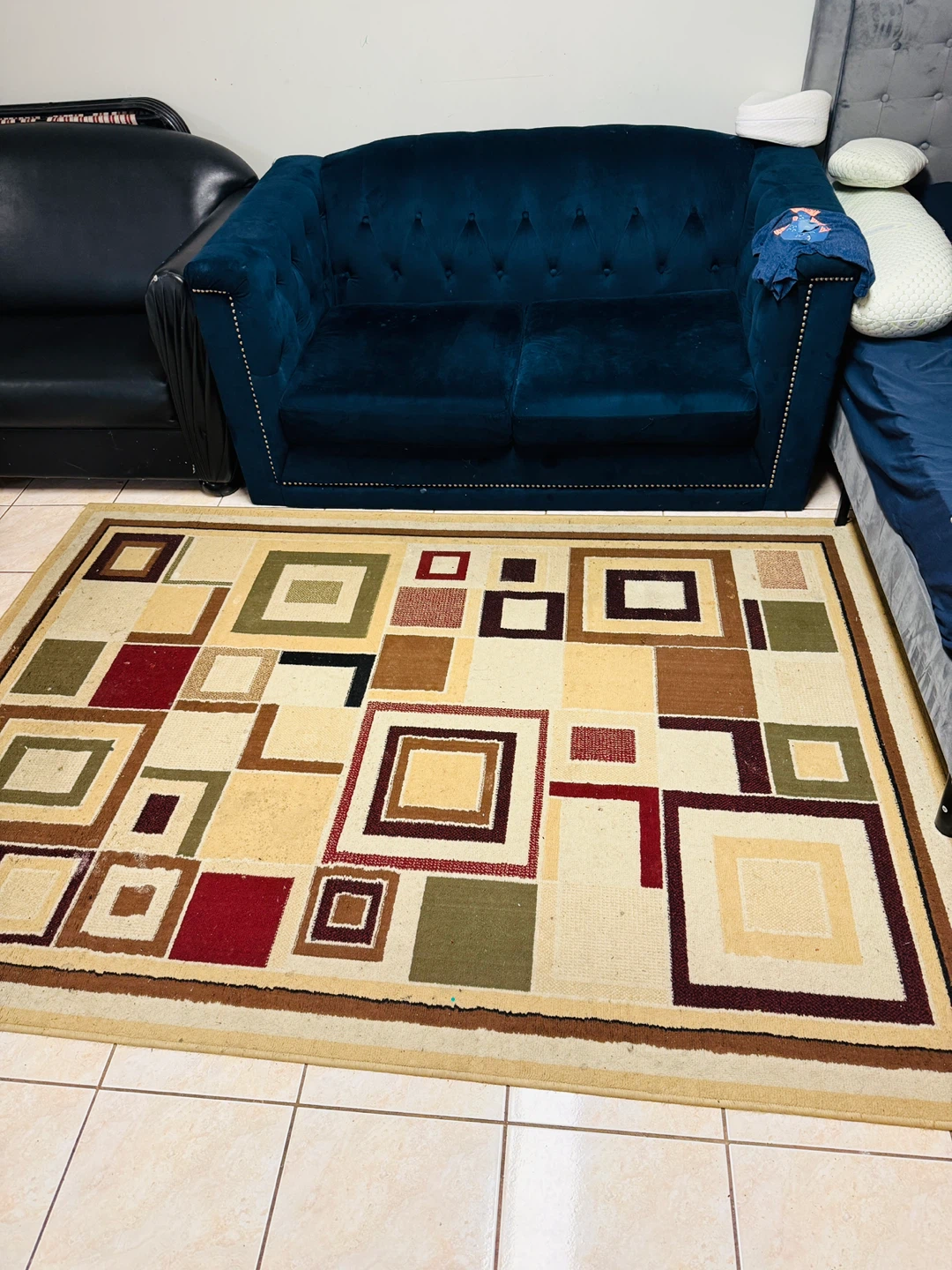 Geometric Pattern Area Rug - photo 2