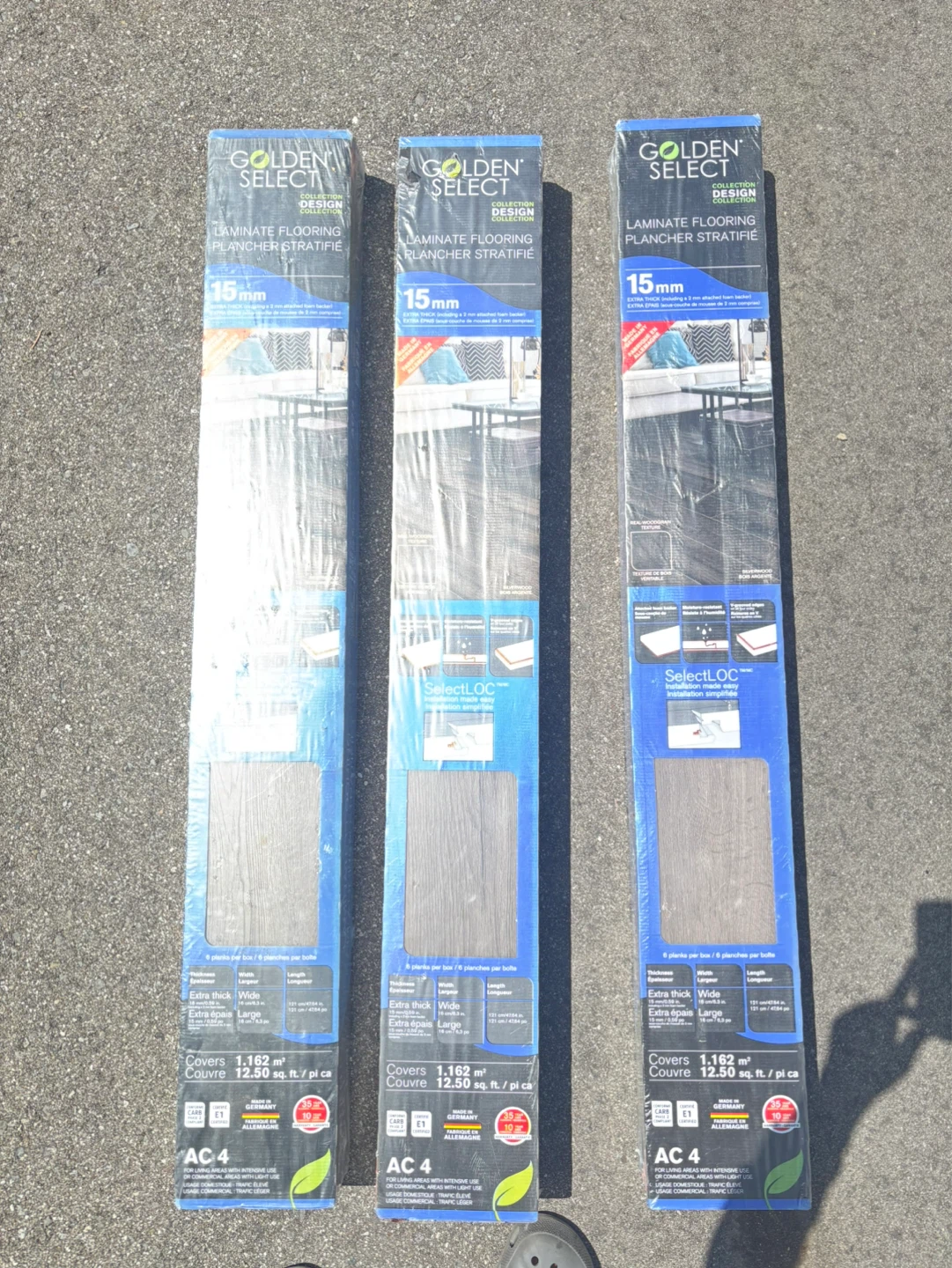 ⚽️ 3 packs - Golden Select Laminate Flooring - Silverwood - photo 4
