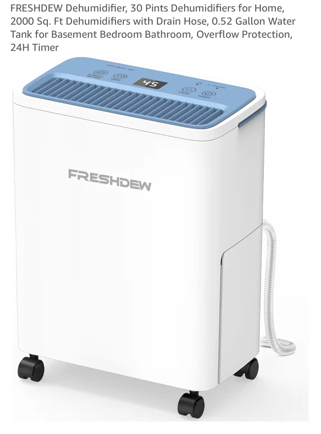 FRESHDEW Dehumidifier