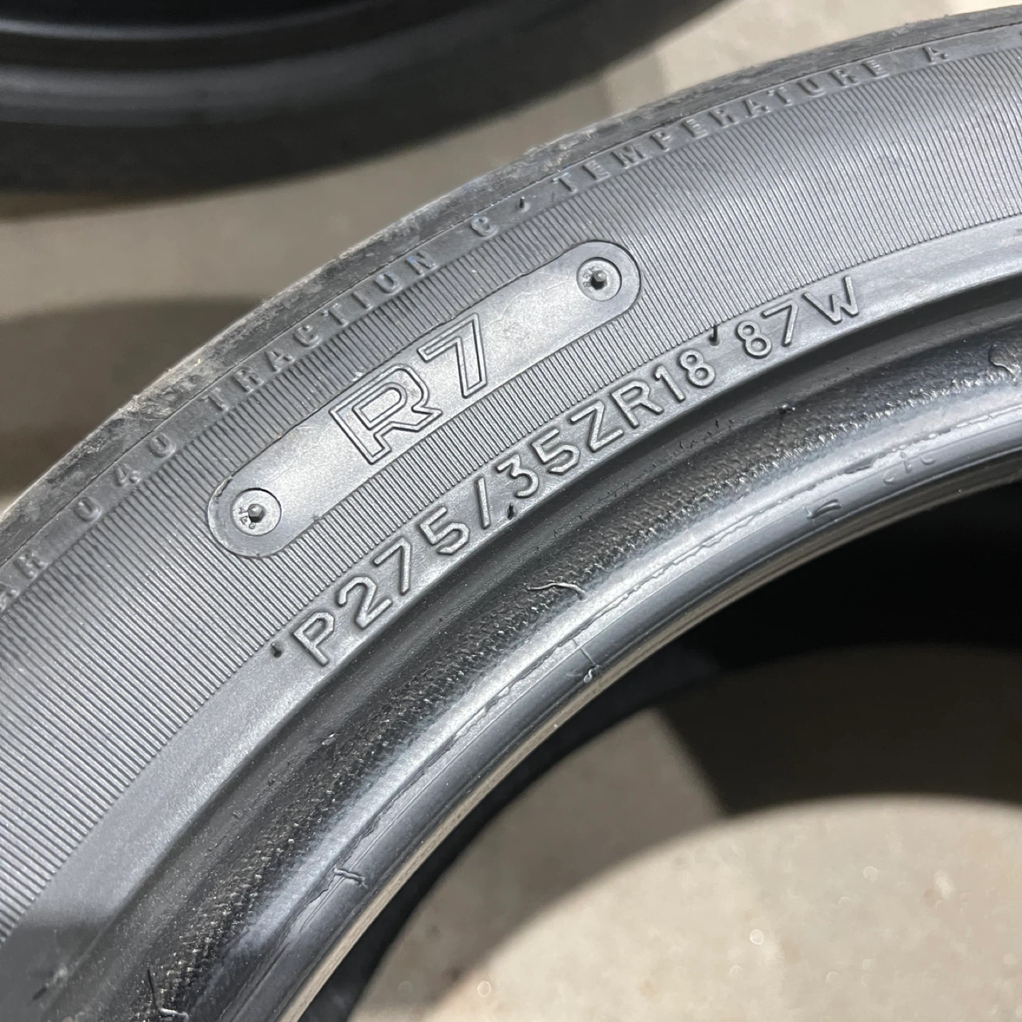 275/35R18 Hoosier R7 DOT Radial tires - photo 4