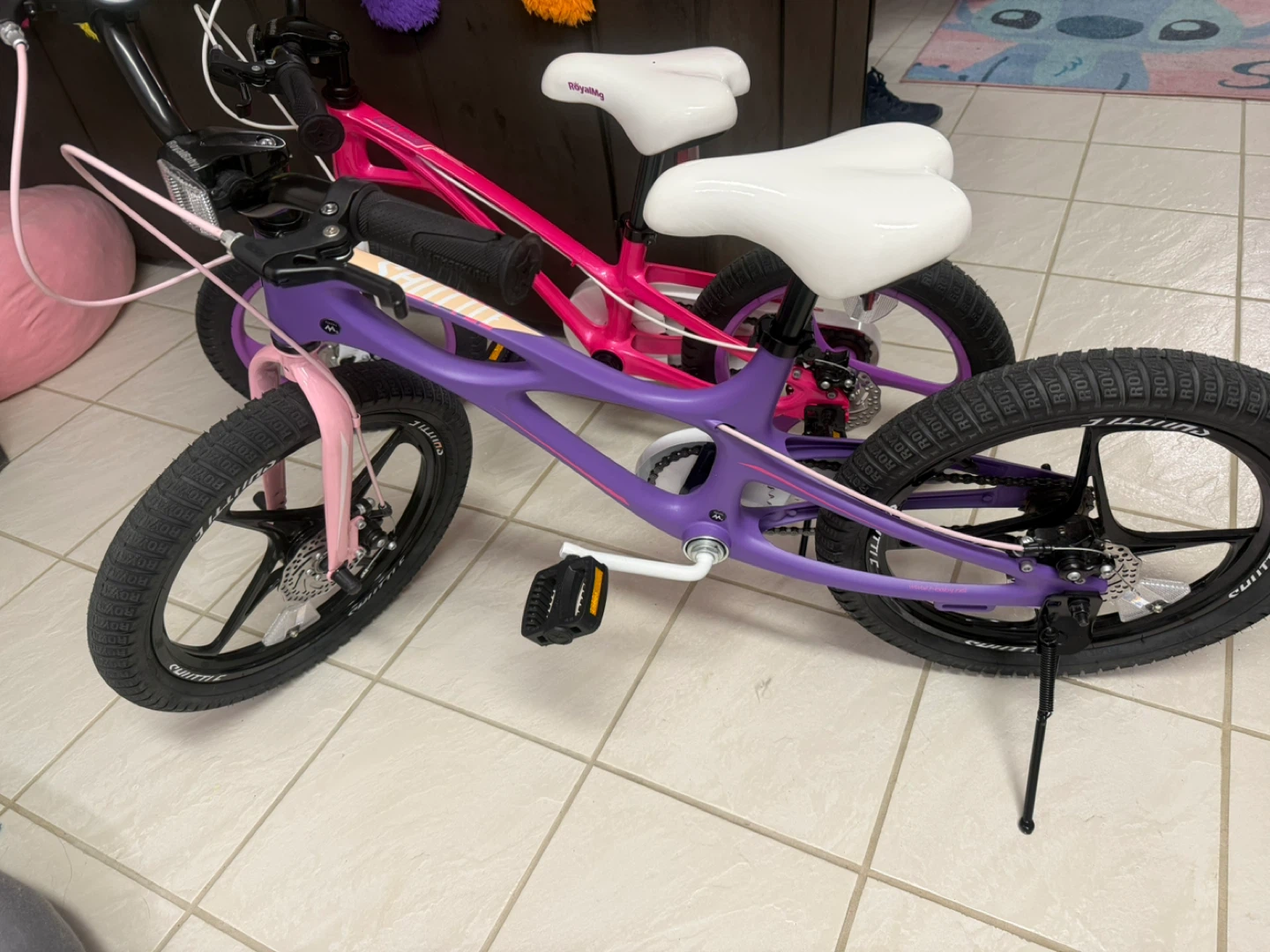 RoyalBaby Kids Bikes - Pink & Purple