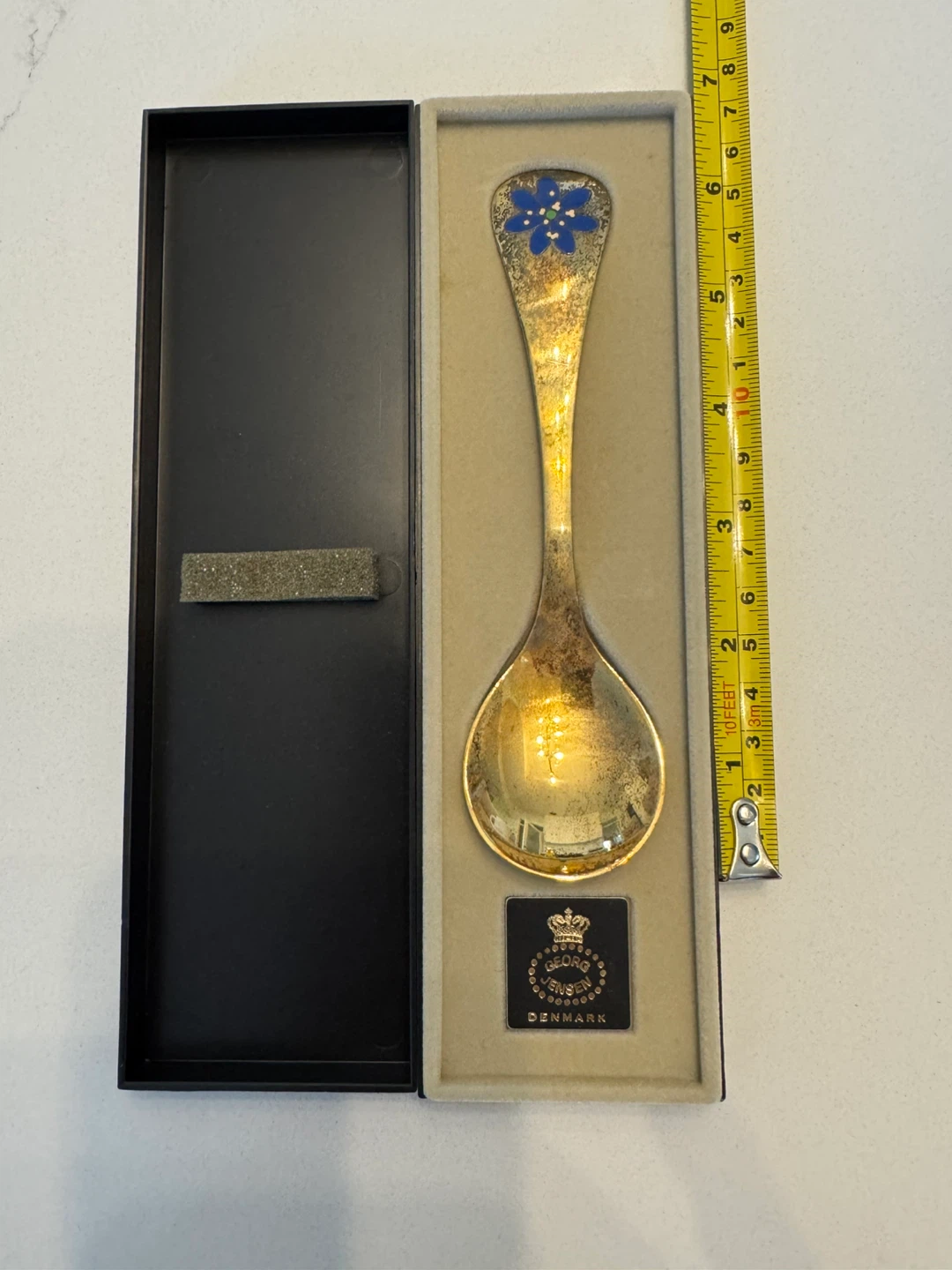 Georg Jensen Sterling 925 Denmark 1986 Commemorative Spoon - photo 2