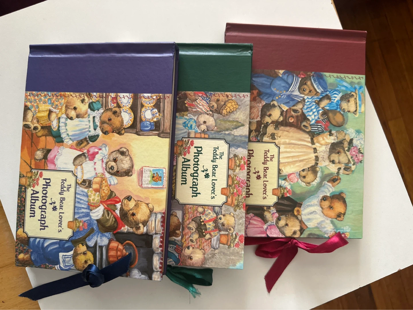 Set of 3 The Teddy Bear Lover's Photograph Album