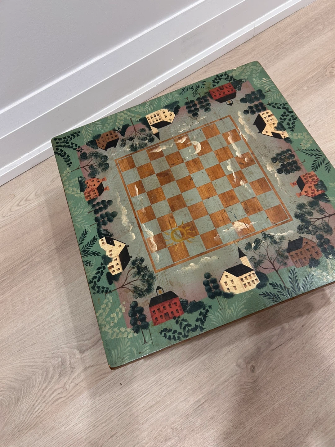 Handmade decorative chess board