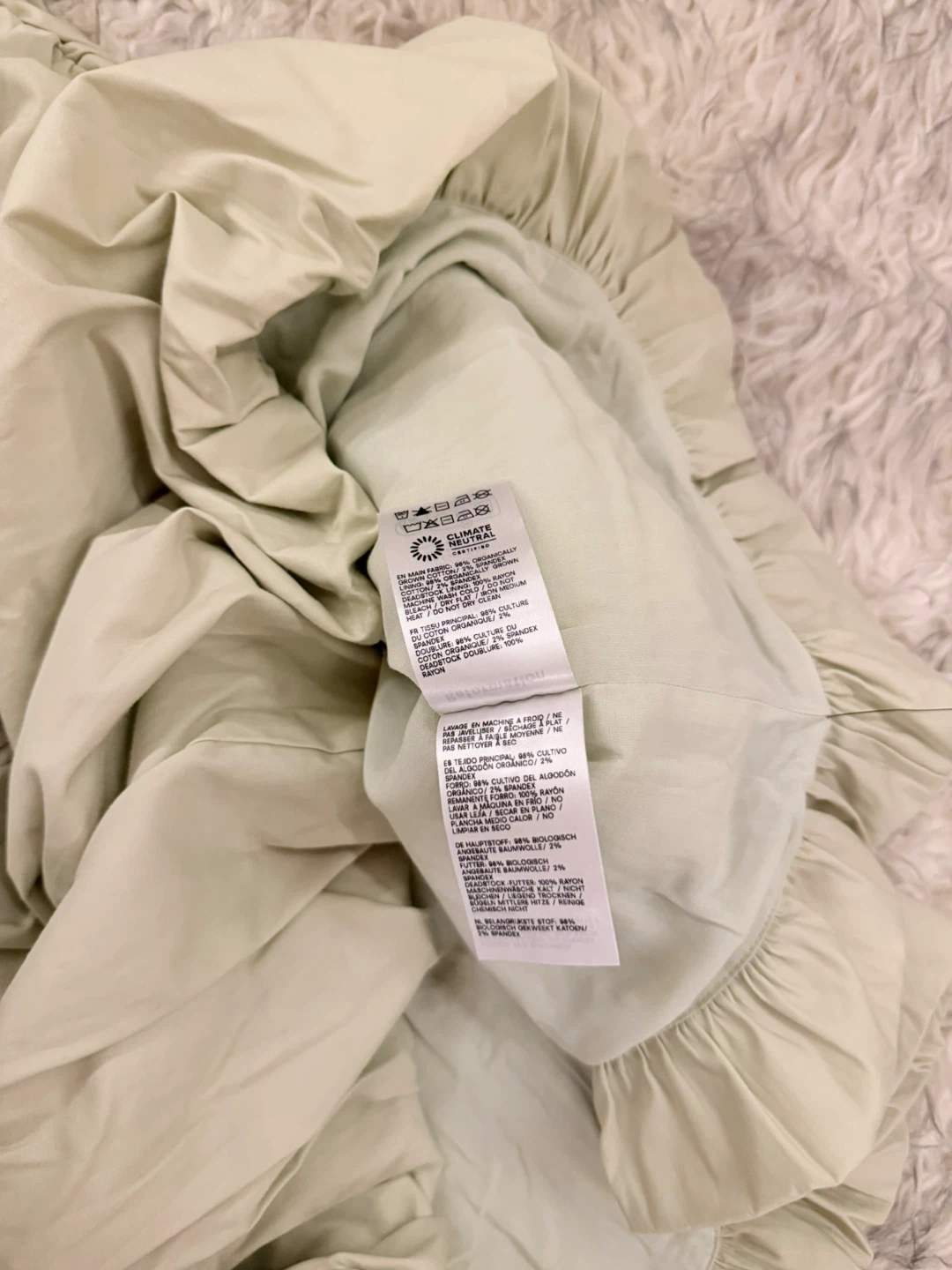 Reformation ‘Clea’ Dress - Dried Herbs - photo 5
