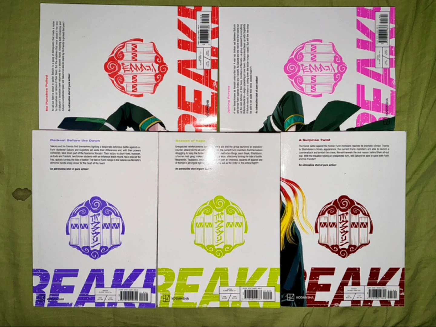 WIND BREAKER manga volumes 13-17   ⚽ - photo 2