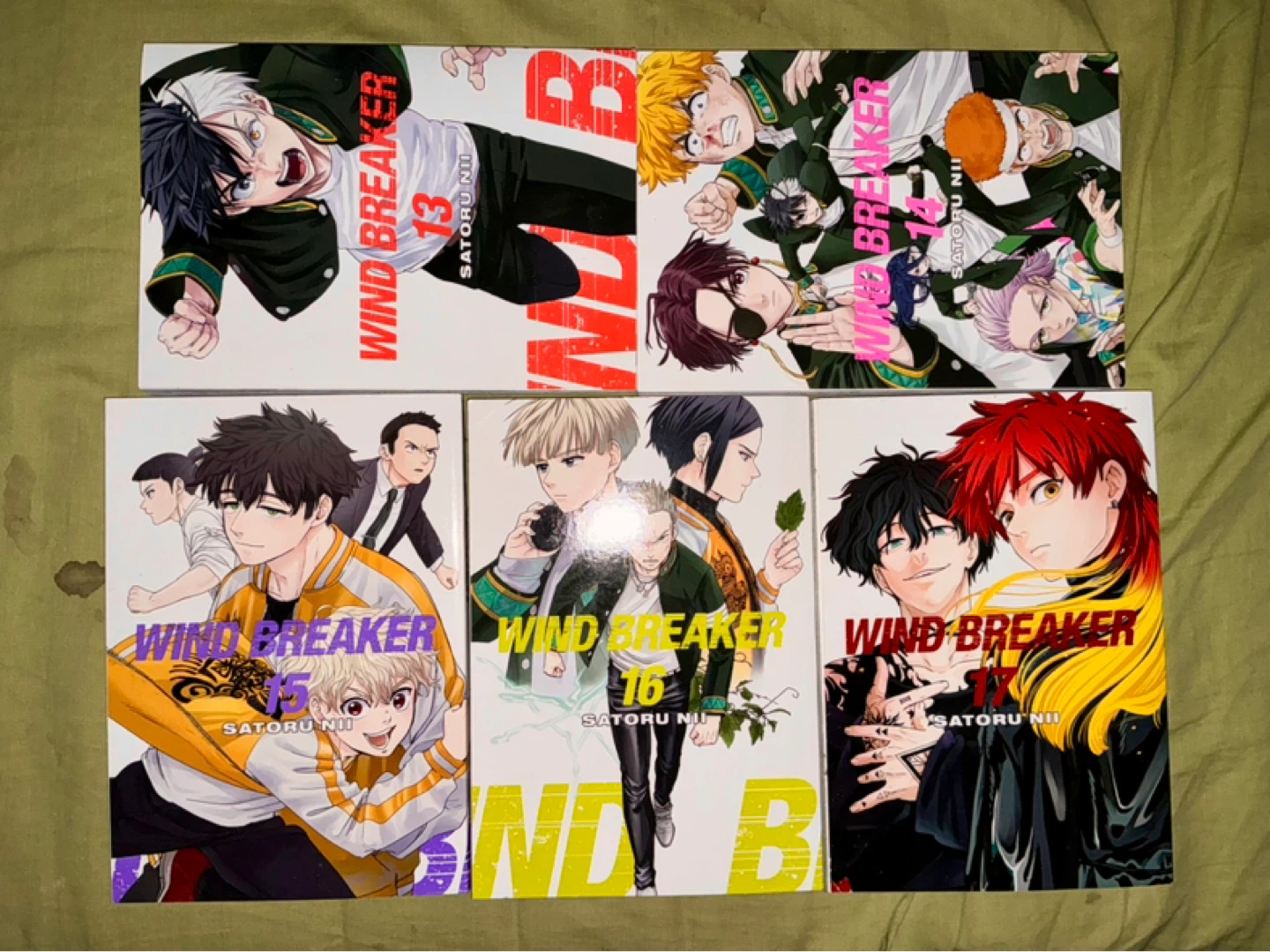 WIND BREAKER manga volumes 13-17   ⚽