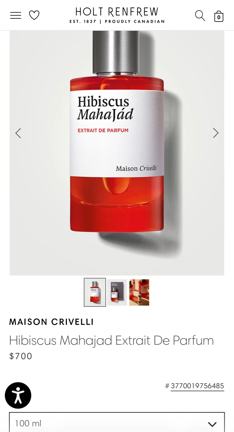 Maison Crivelli Hibiscus Mahajad Extrait De Parfum 100ml - photo 2