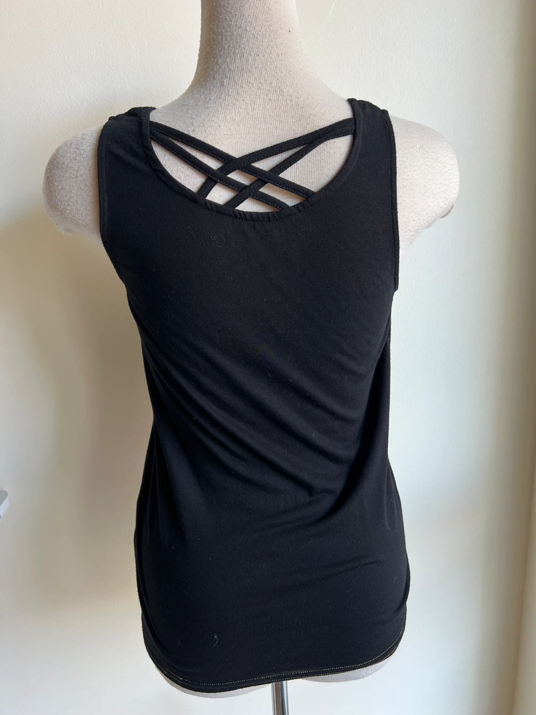 Women's Navy Lace Top with Black Tank - photo 3