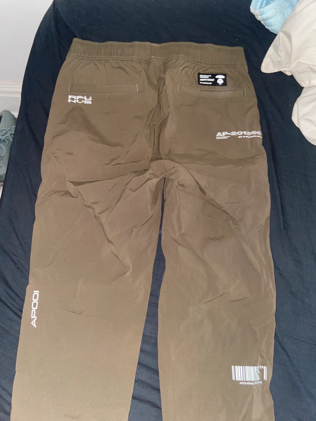 AAPE bape Cargo Pants - Olive Green - photo 3
