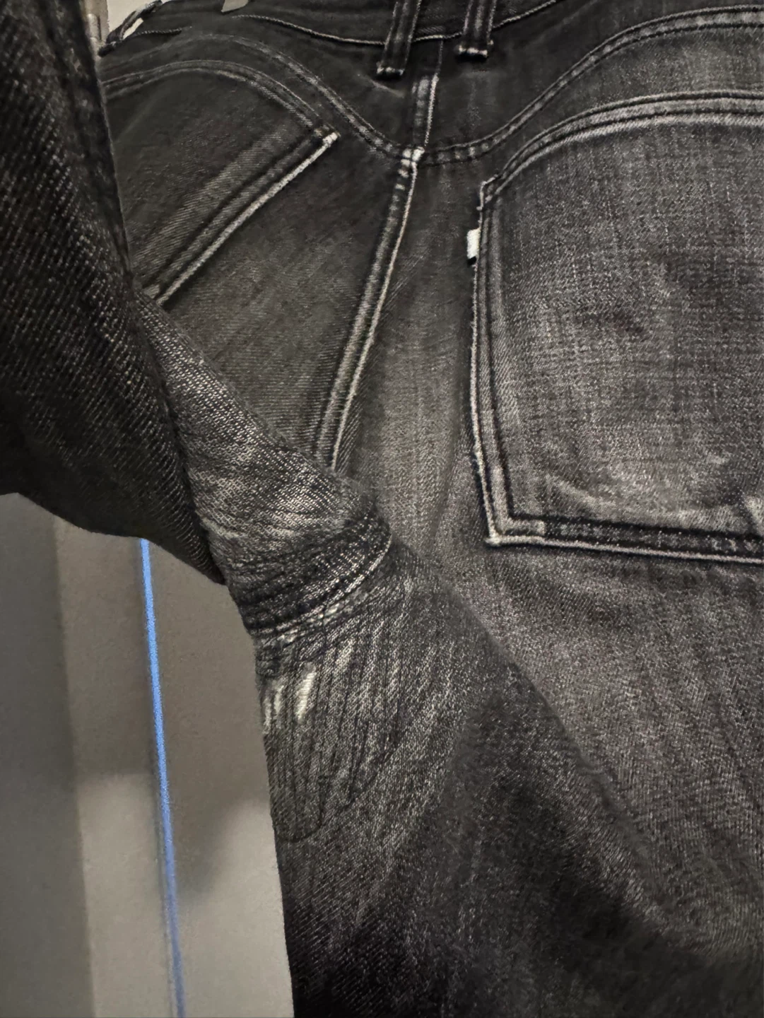 YOUTH distressed black Denim Jeans 31/26 - photo 3