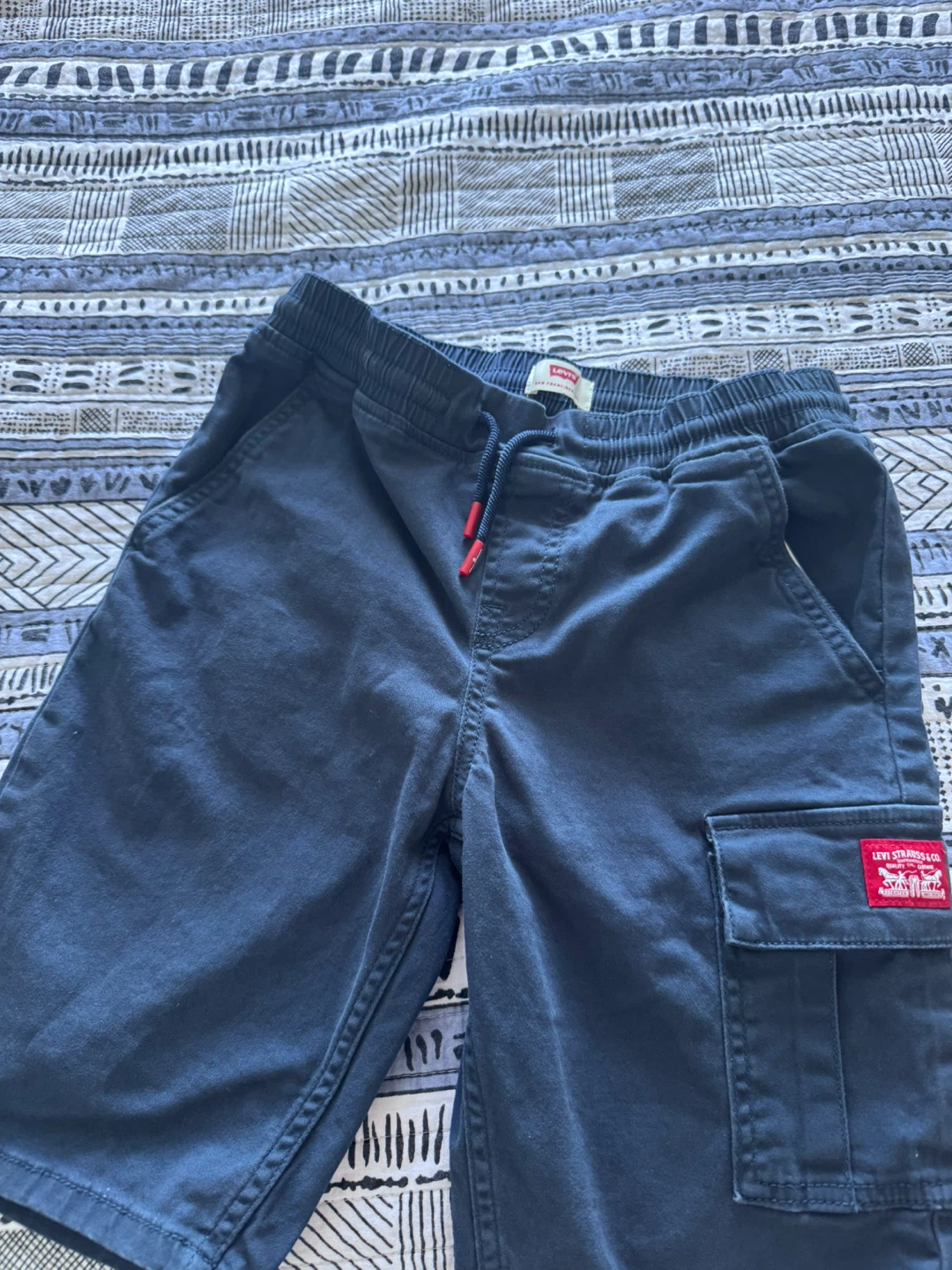 Levi's Navy Blue Cargo Shorts