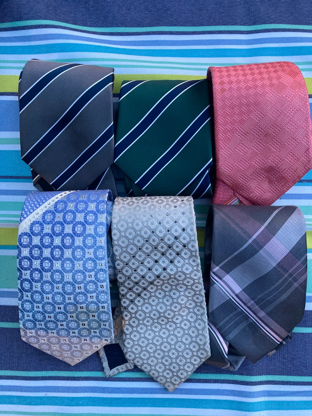 Set of 6 Men's Neckties⚽️