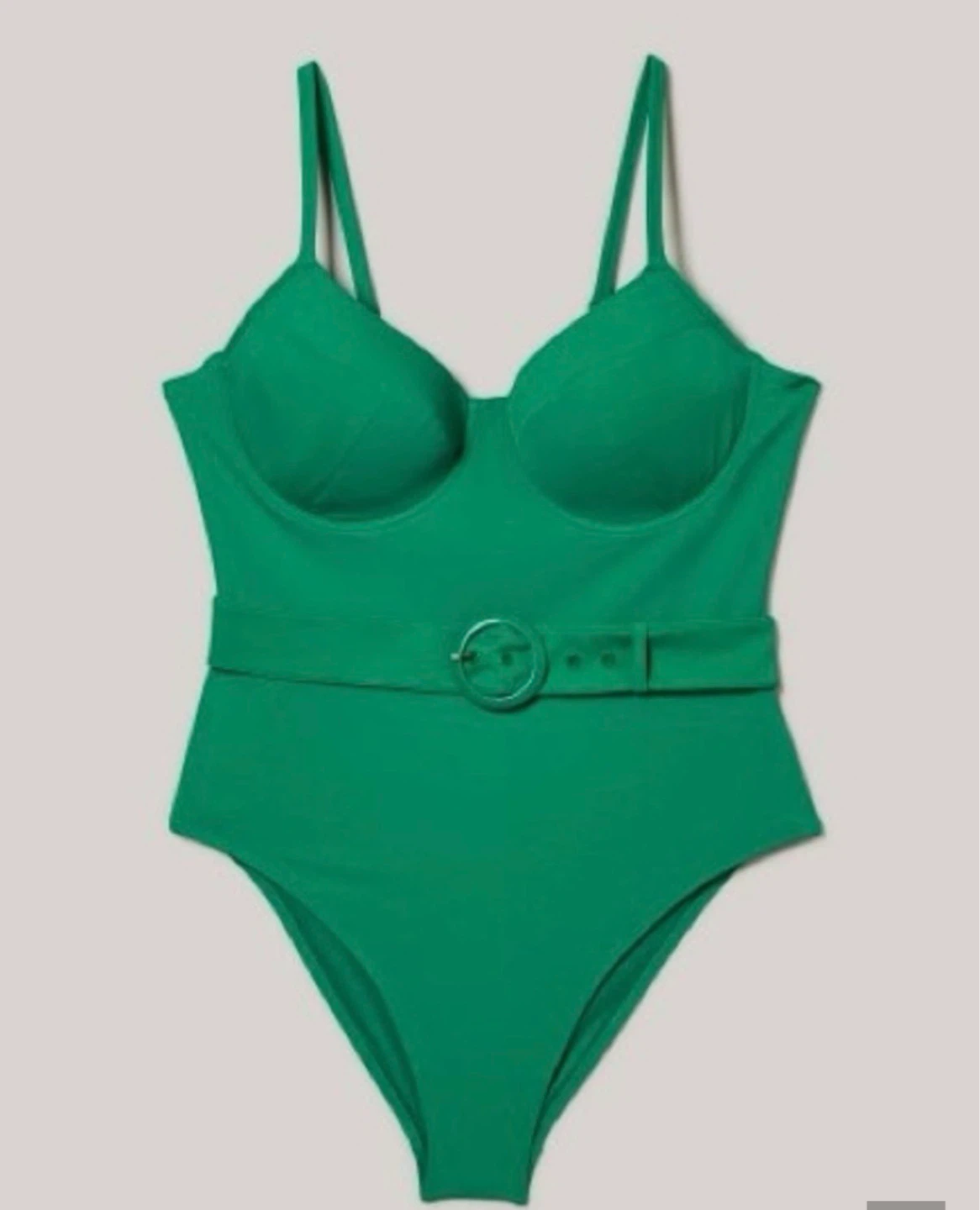 Joe Fresh Green One-Piece Swimsuit with Belt