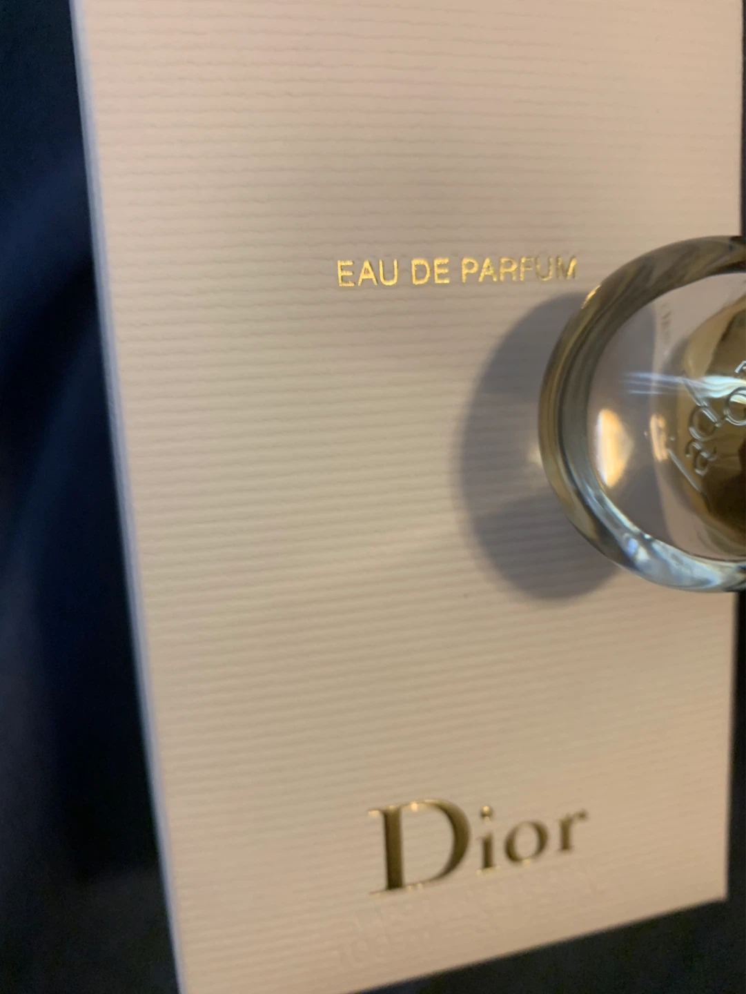Dior J'adore Eau de Parfum empty bottle and box - photo 2