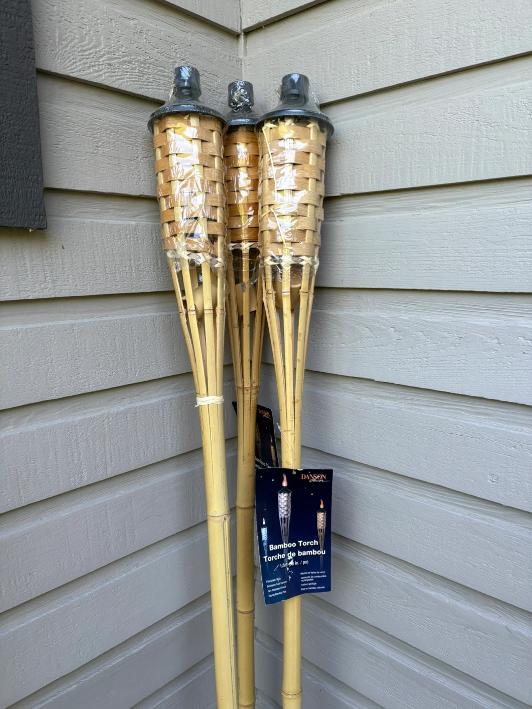 DANSEN Bamboo Torches (3-pack)