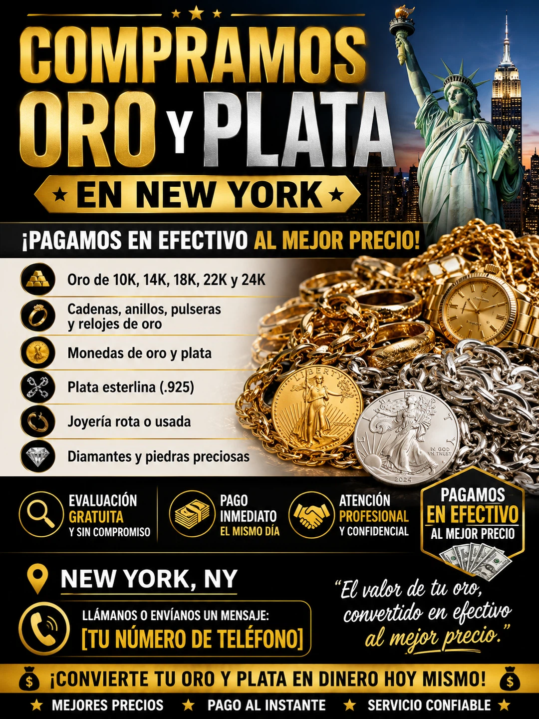 We Buy Gold & Silver in New York