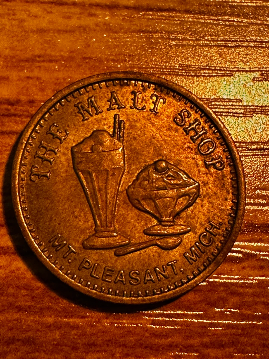The Malt Shop Token - Mt. Pleasant, MI