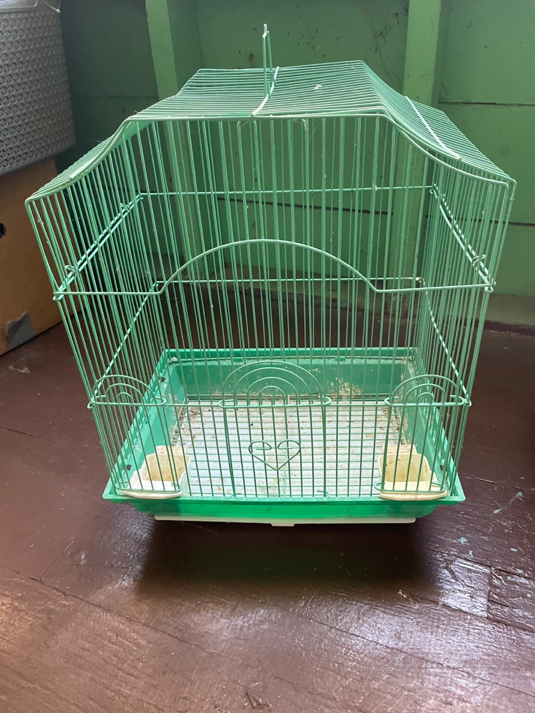 Green Bird Cage