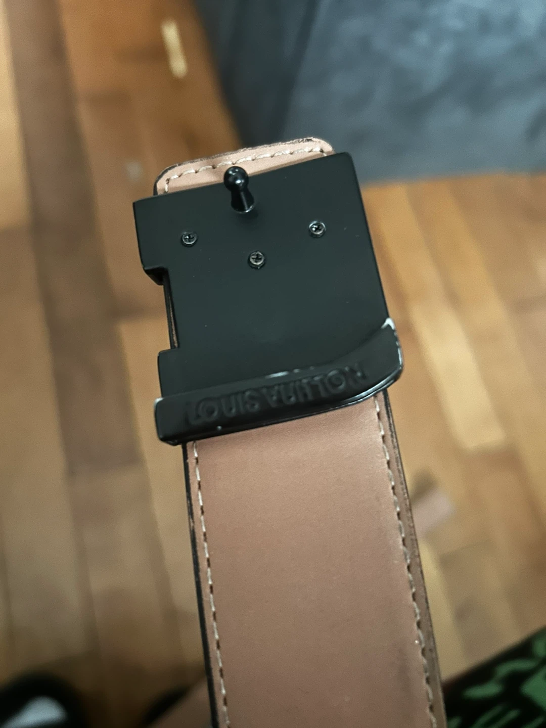 Black Louis Vuitton Belt