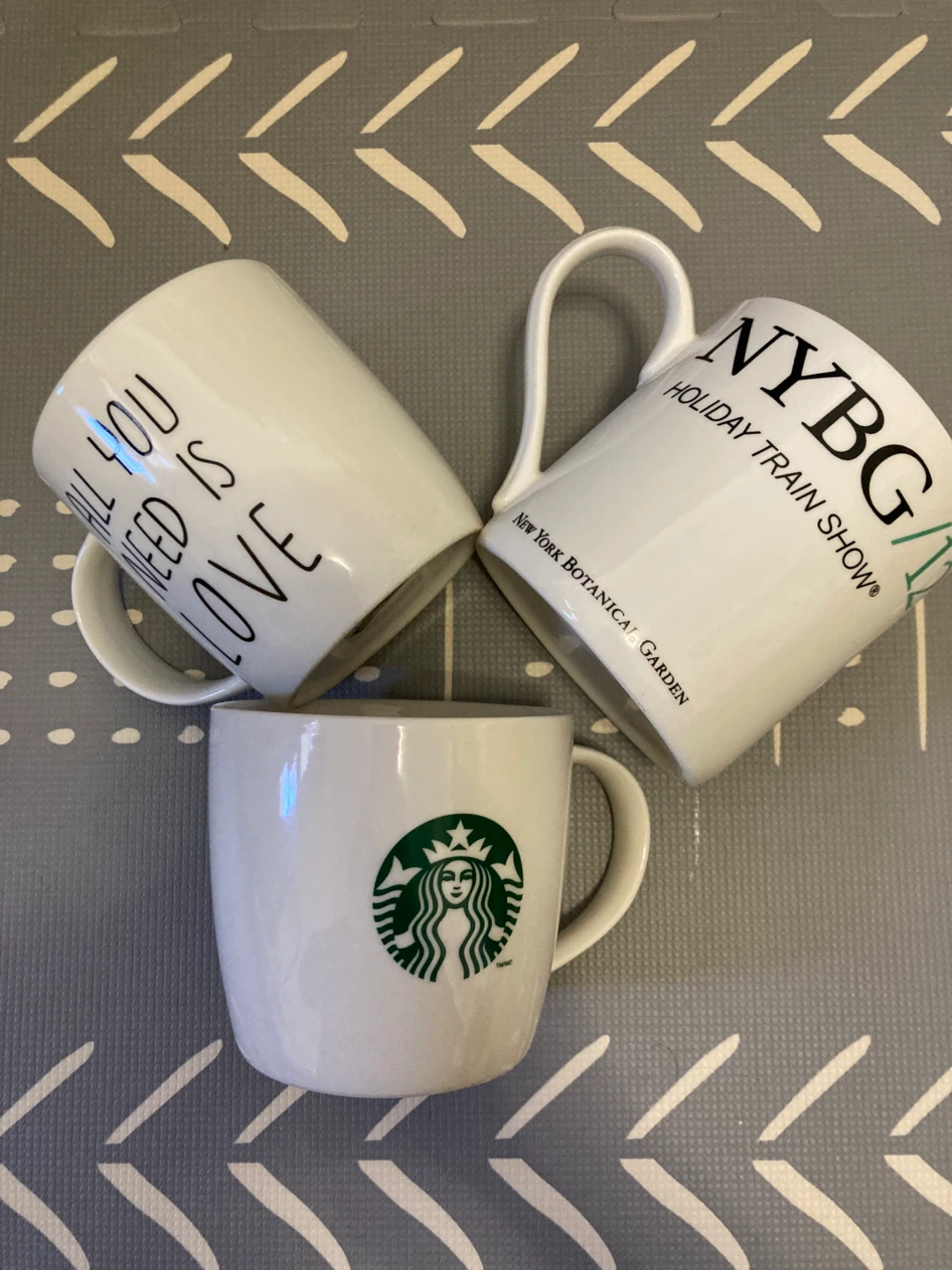 Starbucks, NYBG, and Rae Dunn Inspired Mugs (Set of 3)⚽️