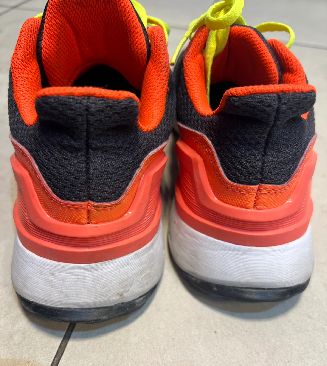 Adidas Running Shoes - Grey/Orange - Size 6 US - photo 2