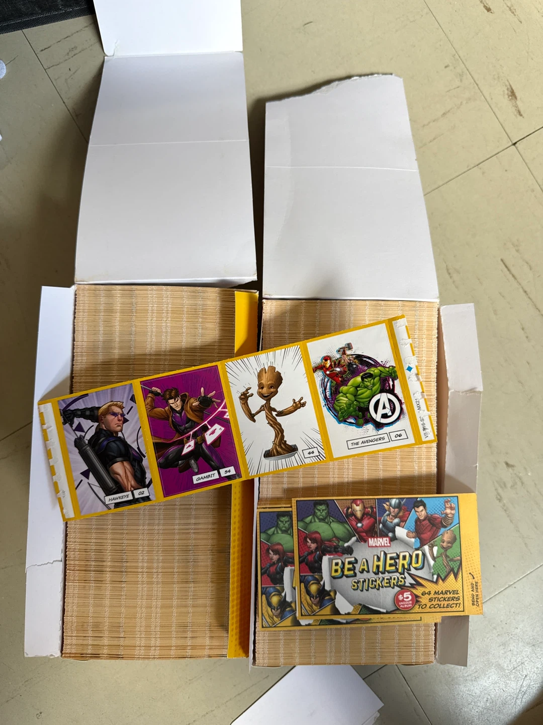 Marvel Be A Hero Stickers (2 Boxes) - photo 3