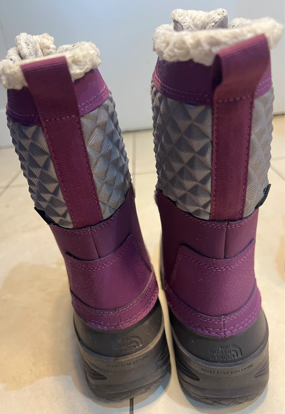 The North Face Kids Purple Winter Boots - photo 3