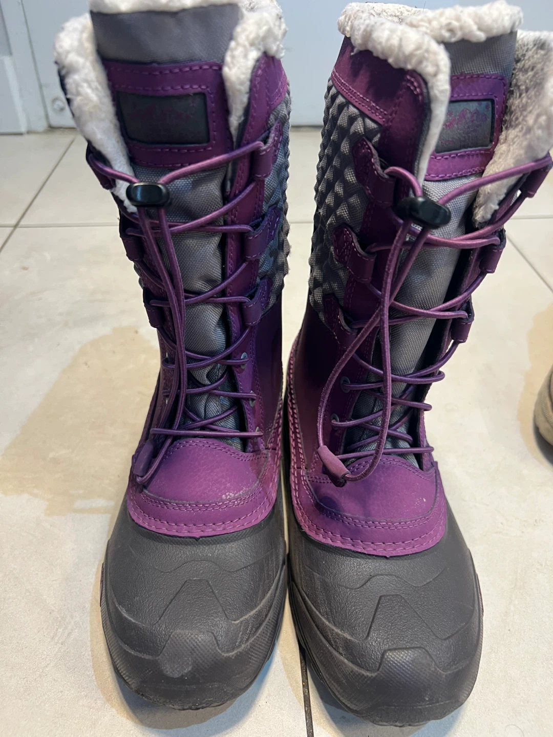 The North Face Kids Purple Winter Boots