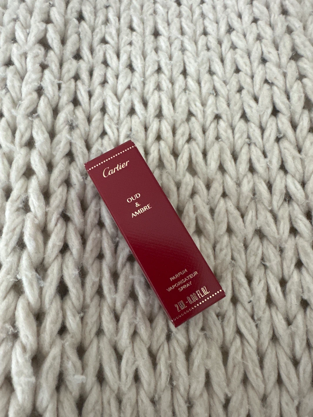Cartier Oud & Ambre Parfum ⚽️