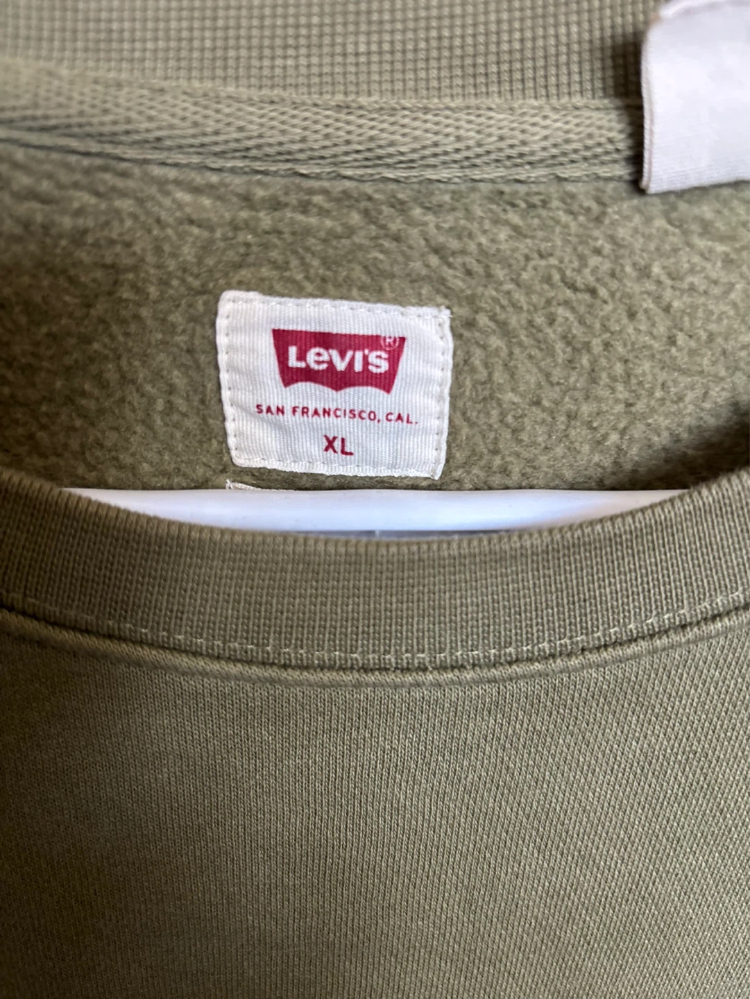 Levi's Crewneck Sweatshirt - XL - Olive Green - photo 2