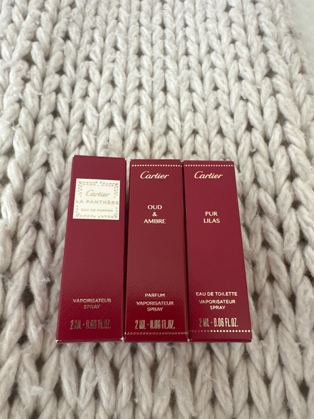 Cartier Mini Perfume Collection ⚽️