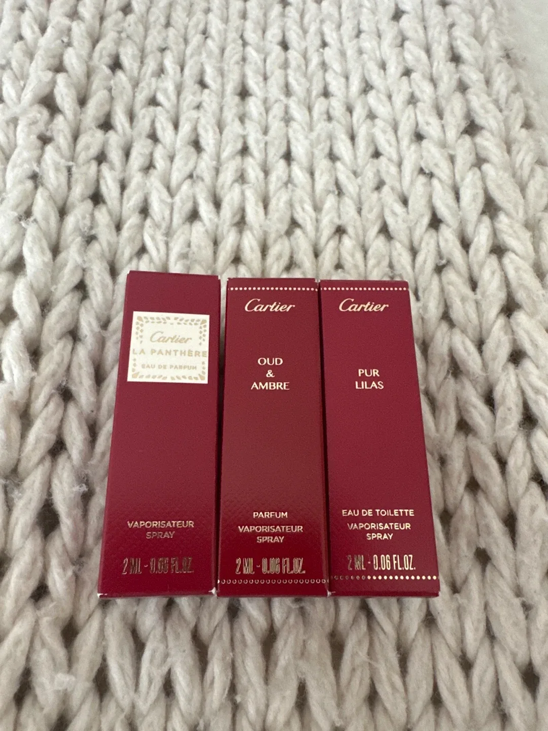 Cartier Mini Perfume Collection ⚽️