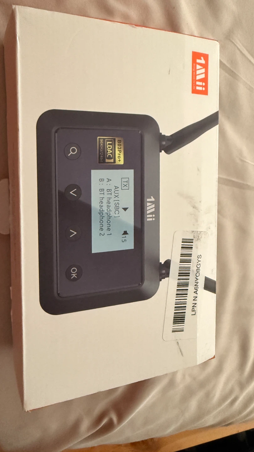 1Mii B03Pro+ Bluetooth 5.0 Transmitter Receiver