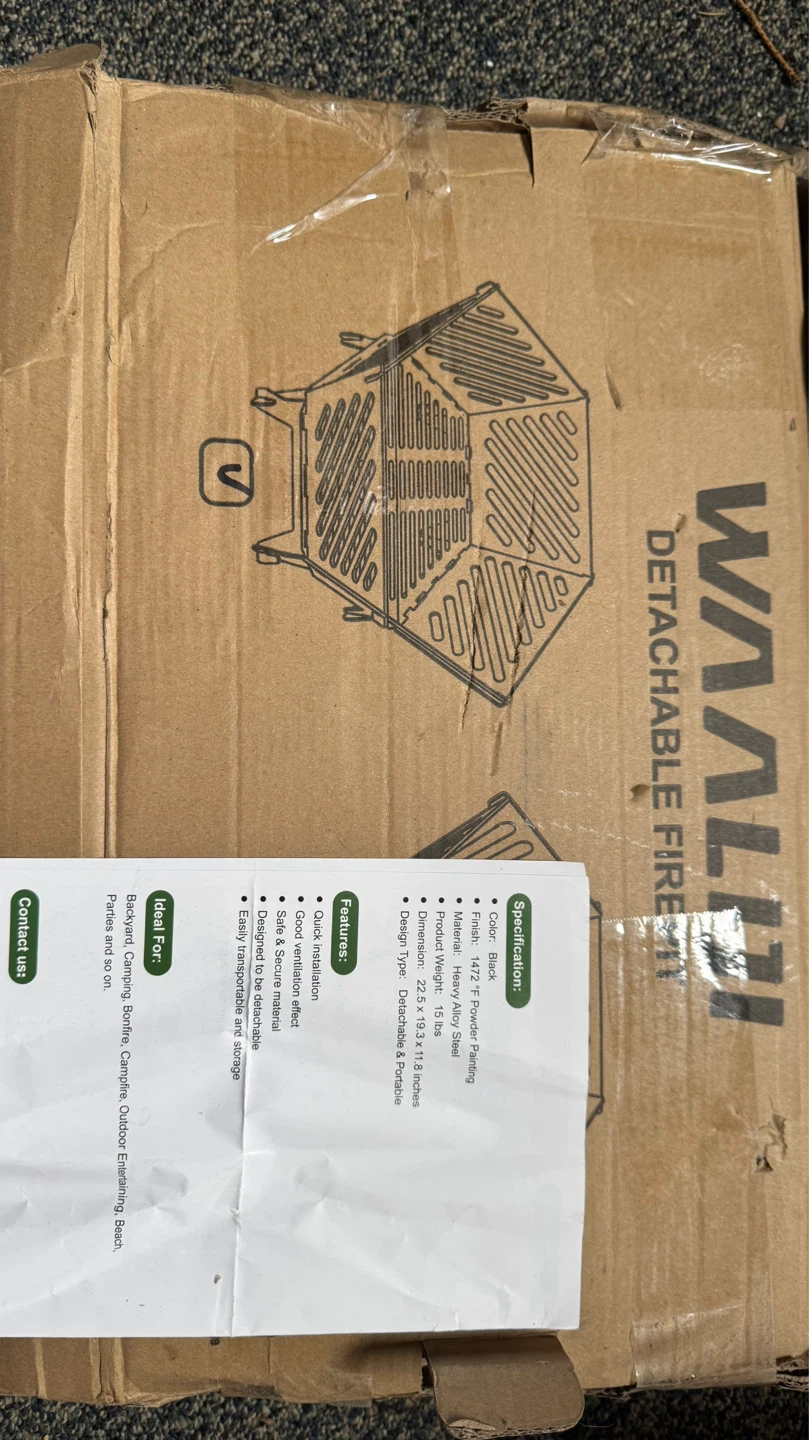 WALAL Detachable Fire Pit