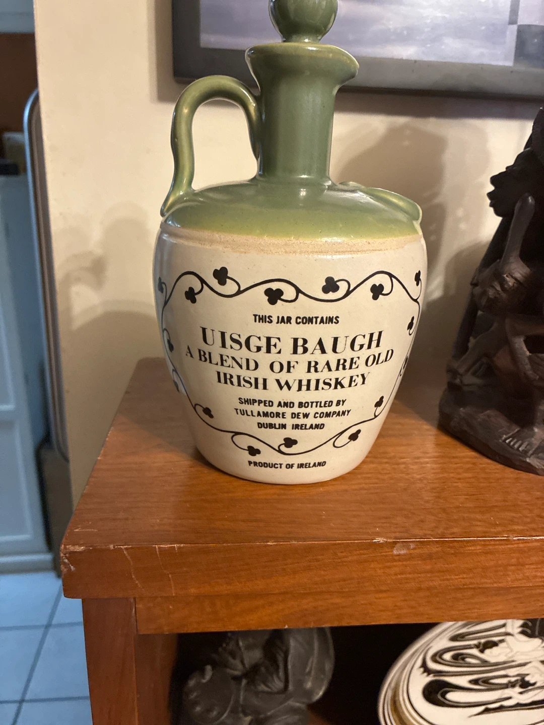Uisge Baugh Irish Whiskey Bottle