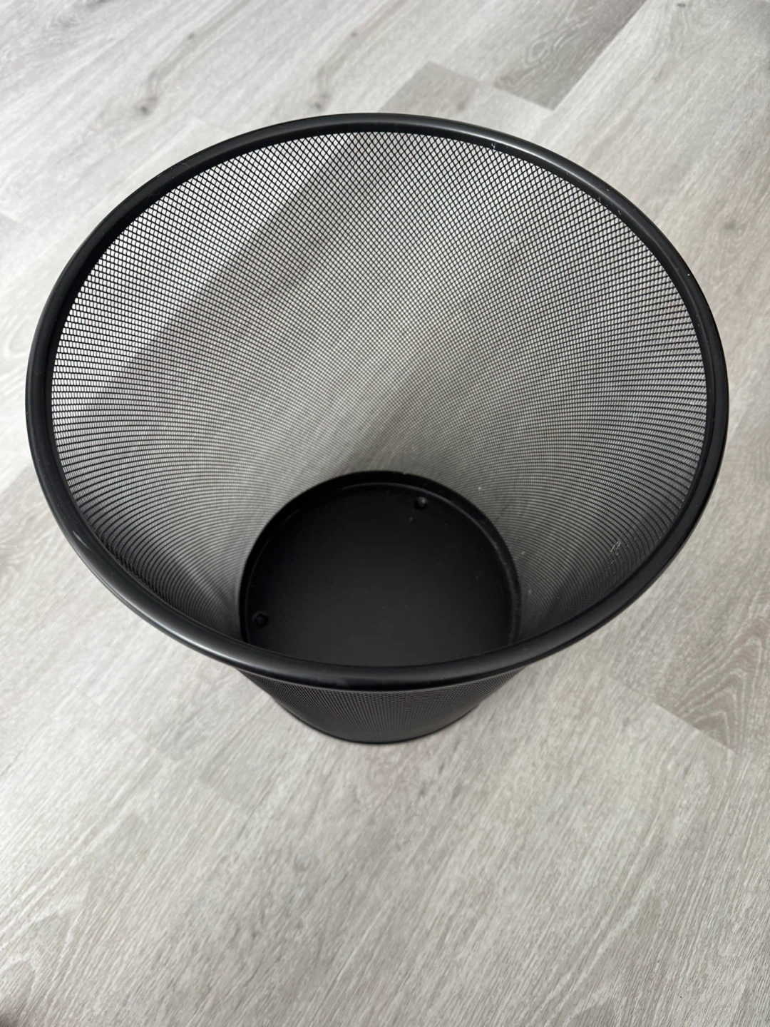 Black Mesh Waste Basket - photo 2