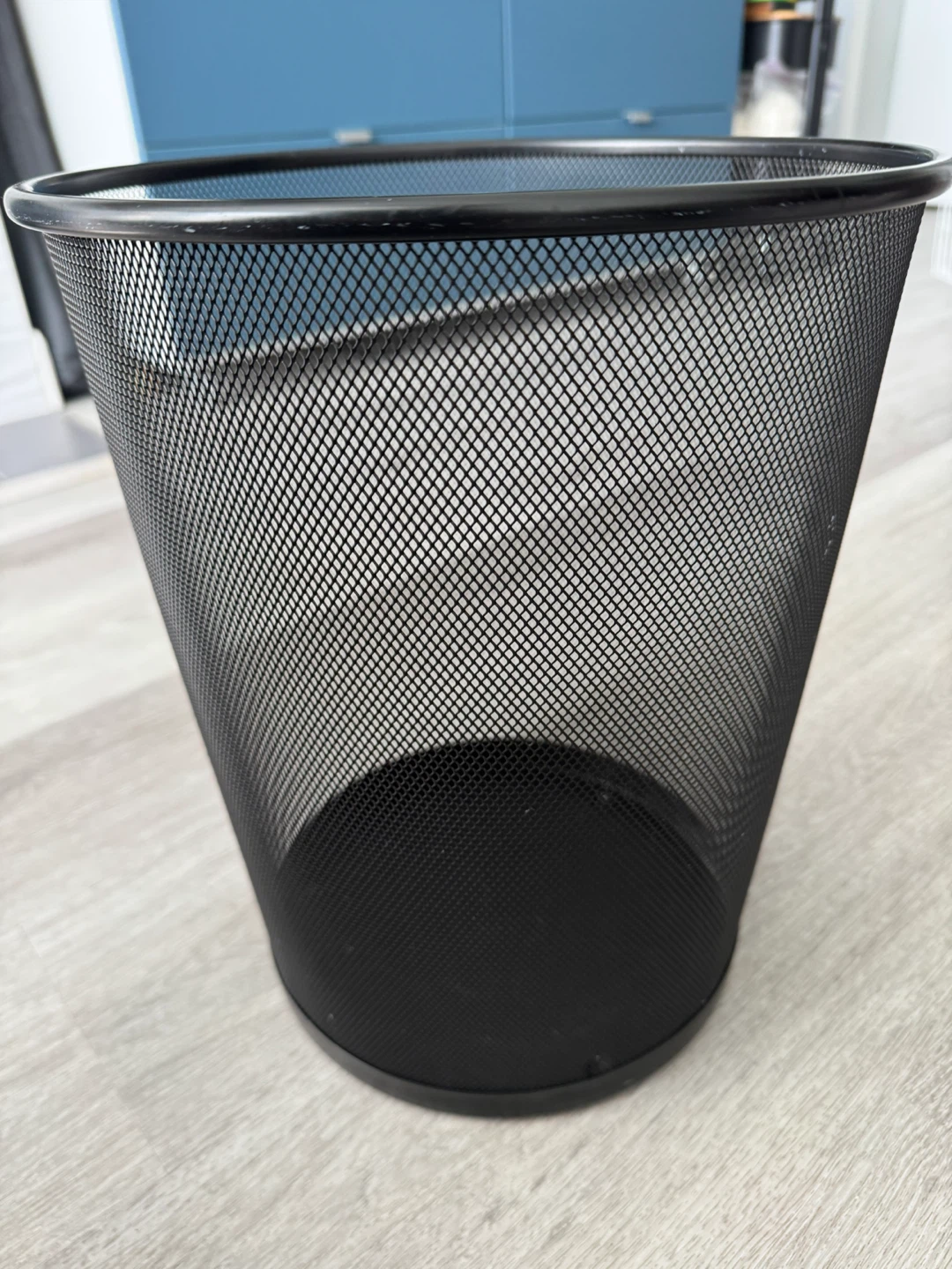 Black Mesh Waste Basket