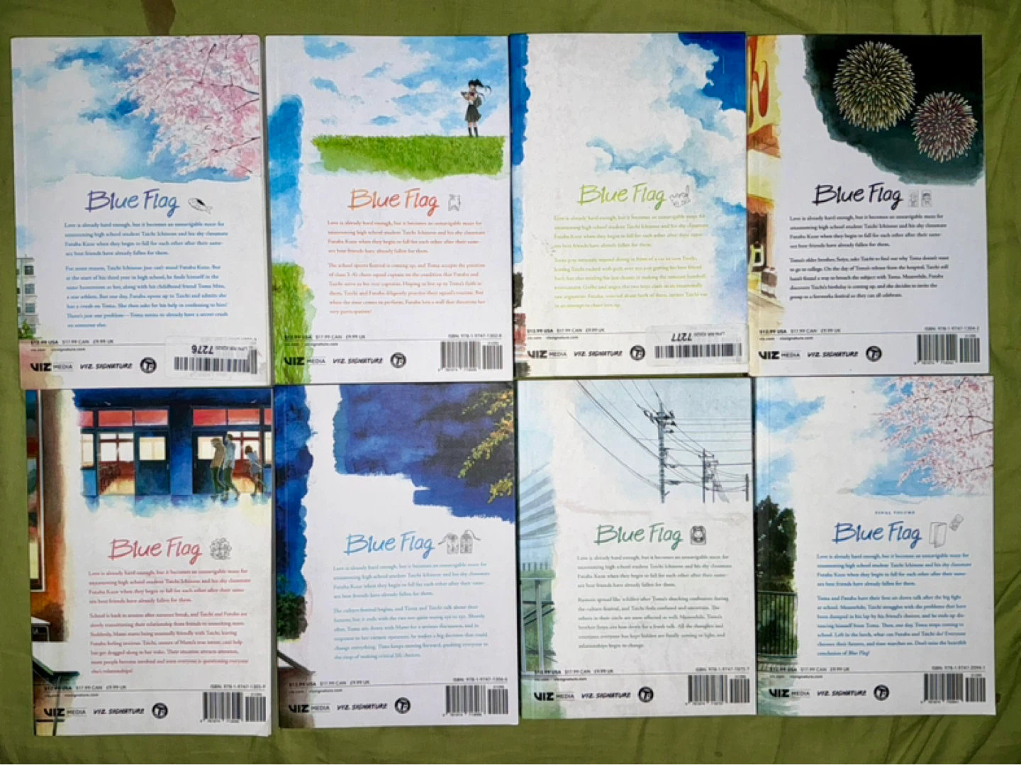 Blue Flag complete manga set (1-8)  ⚽ - photo 2