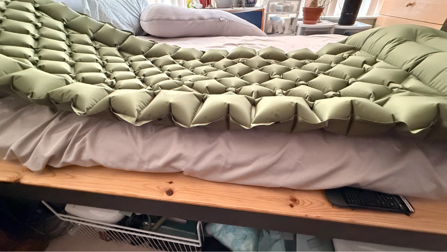 Olive Green Inflatable Sleeping Pad - photo 5