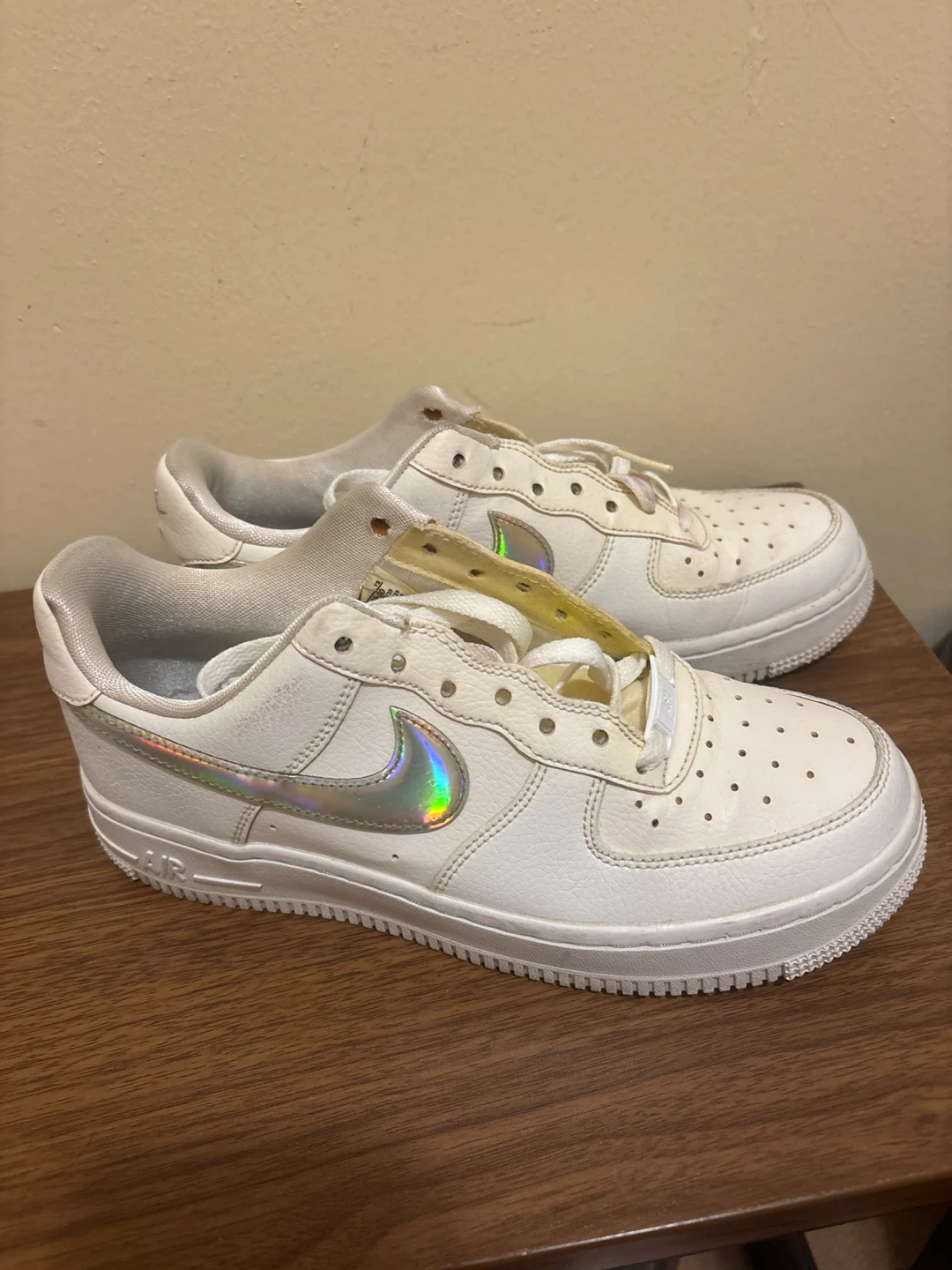 Nike Air Force 1 White Sneakers - photo 2
